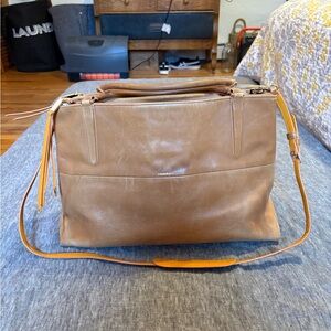 Coach Tan Leather Tote Bag